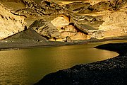 La laguna de los ciclos, Lanzarote, España