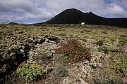 Volcan La Corona, Lanzarote, España