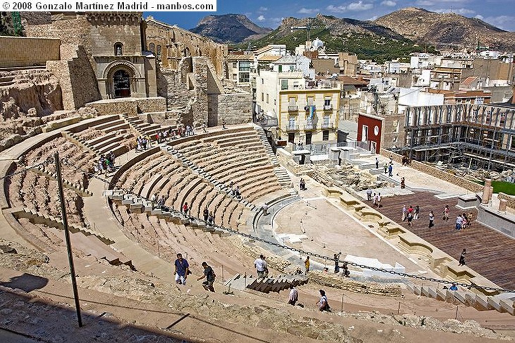 Cartagena
Parte de la fachada escénica del Teatro Romano
Murcia