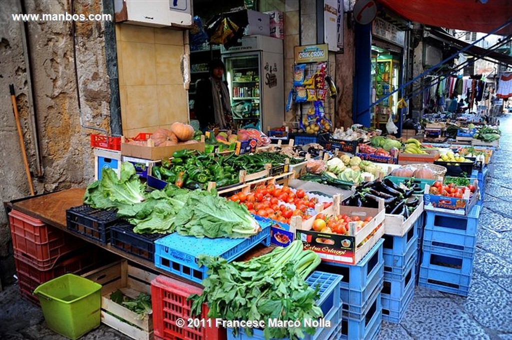 Palermo 
Mercado Di Capo 
Sicilia