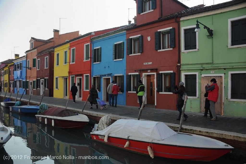 Burano 
Grupo de Turistas
Venecia