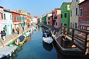 Canal de Burano, Burano, Italia