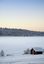 Lago Inari
Cabañas al borde del Lago Inari congelado
Laponia