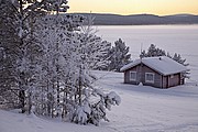 Lago Inari, Lago Inari, Finlandia