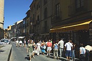 Calle Marques del Arco, Segovia, España