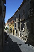 Calle Daoiz, Segovia, España