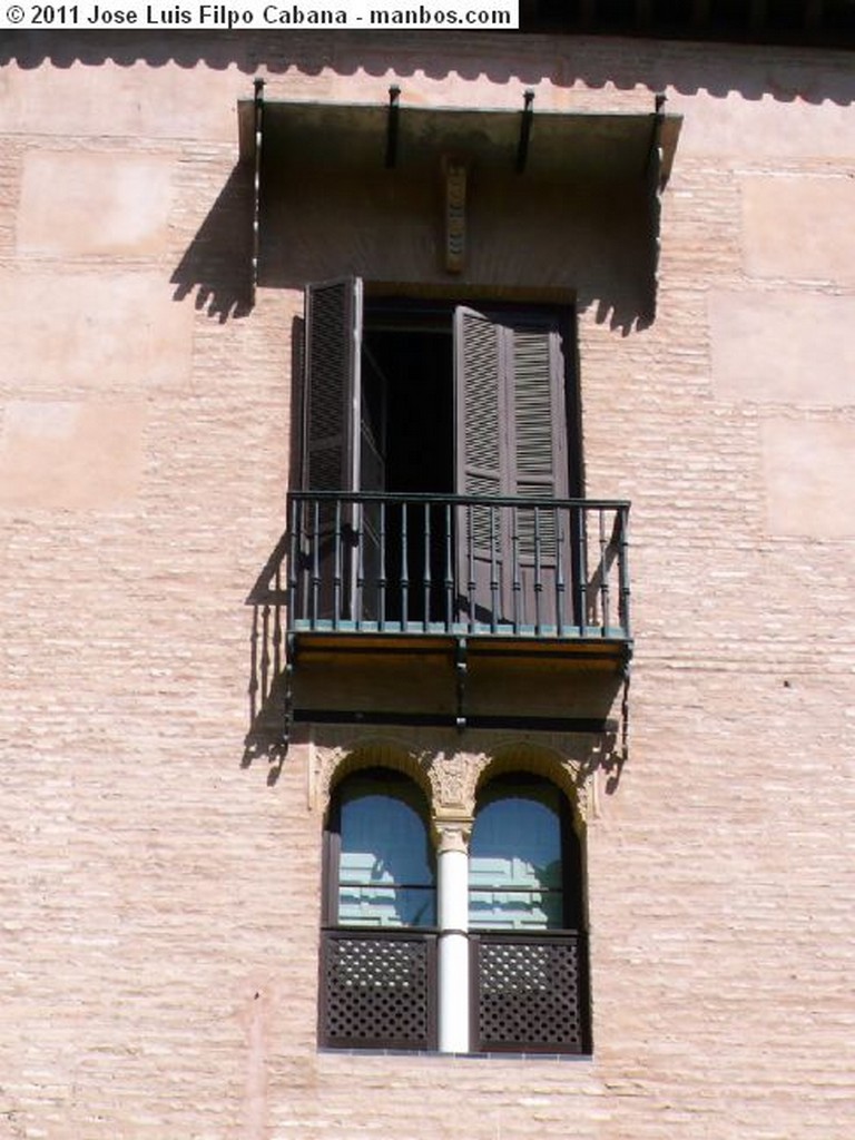 Foto de Sevilla, Reales Alcazares, España - Balcon del Palacio del Rey don Pedro