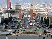 Plaza de España, Barcelona, España