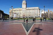 Plaza de Catalunya, Barcelona, España