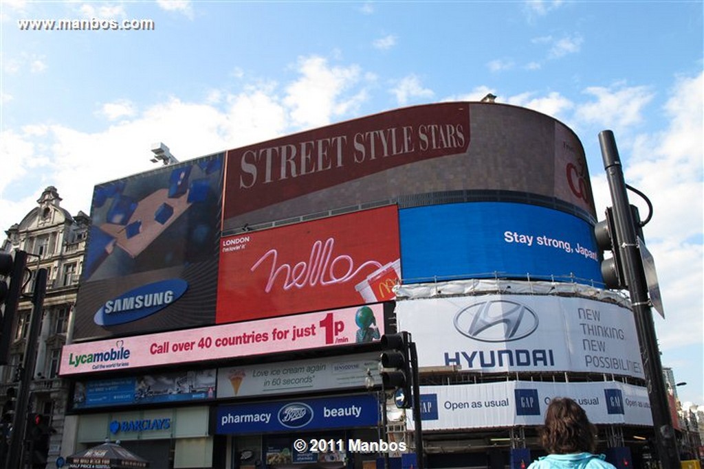 Londres
Picadilly Circus Londres
Londres