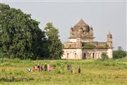 Cenotafios, Orchha, India