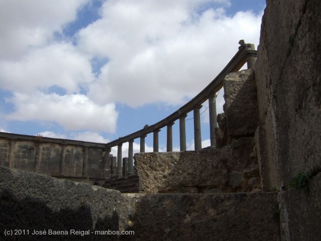 Bosra
Vista del escenario
Dera