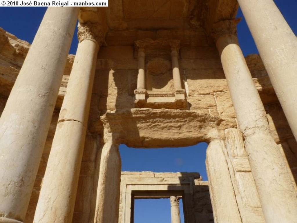 Palmira
Ruinas y Qalaat ibn Maan
Tadmor