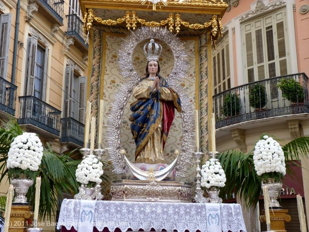 Foto de Malaga, Calle de Granada, España - Altar del Corpus