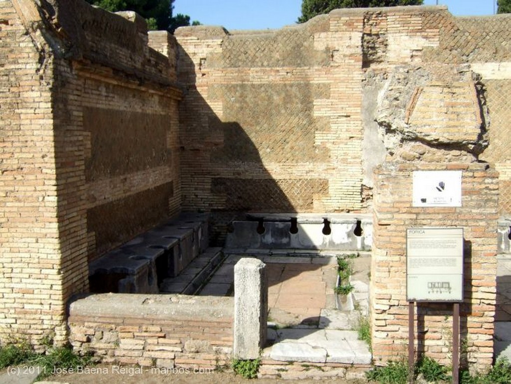 Ostia Antica
Con agua corriente
Roma