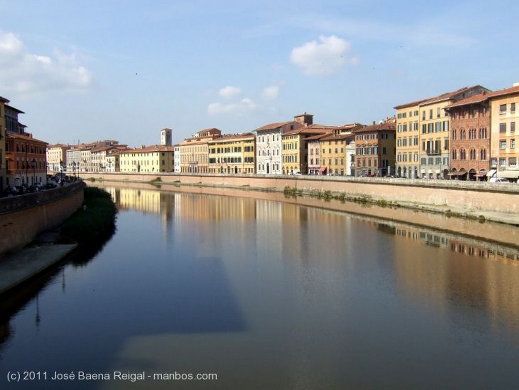 Pisa
Perspectiva al anochecer
Toscana