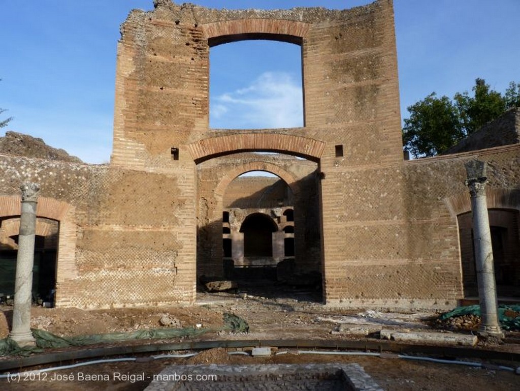 Villa Adriana
Terrazas arboladas
Roma