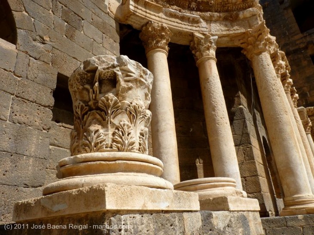 Bosra
Corredores de acceso
Dera