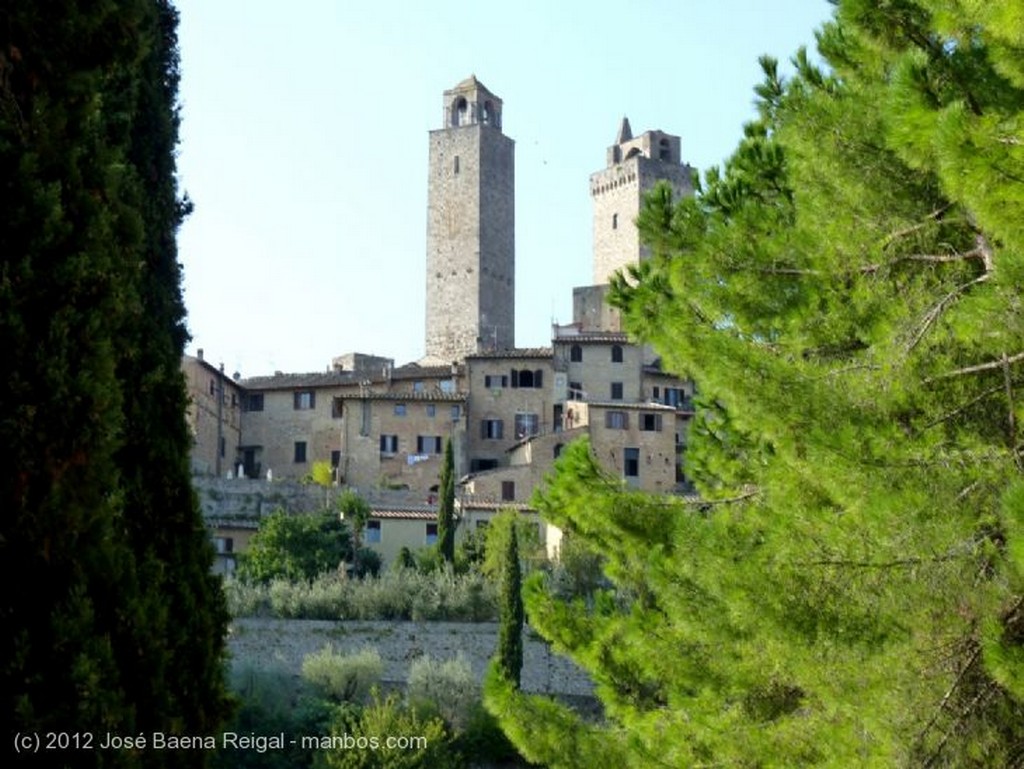 San Gimignano
Alqueria y cipreses
Siena