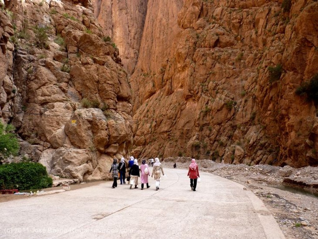 Gargantas del Todra
Paredes de 300 metros
Ouarzazate