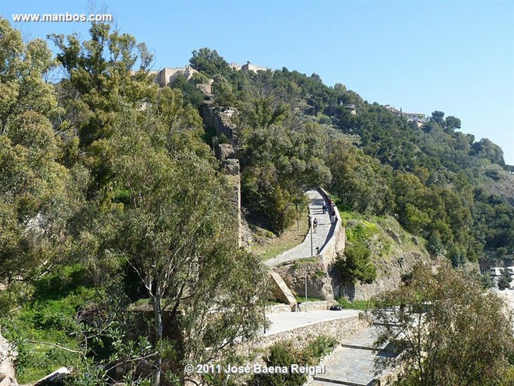 Malaga
Muralla y palacio Nazarita 
Malaga