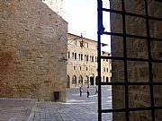 Piazza dei Priori, Volterra, Italia