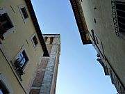 Via del Teatro, Montepulciano, Italia