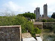 Via della Rocca , San Gimignano, Italia