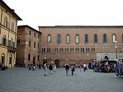 Piazza del Duomo, Siena, Italia