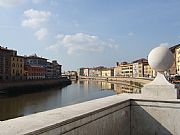 Ponte di Mezzo, Pisa, Italia