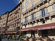 Piazza Il Campo, Siena, Italia