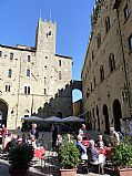 Piazza dei Priori, Volterra, Italia