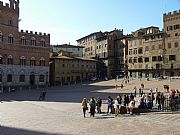 Piazza Il Campo, Siena, Italia