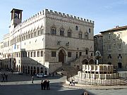 Piazza 4 Novembre, Perugia, Italia