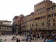 Piazza Il Campo, Siena, Italia