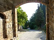 Viale dei Fonti, San Gimignano, Italia