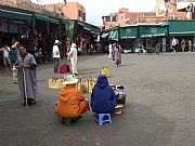 Plaza de la Jamaa el - Fna, Marrakech, Marruecos