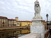 Ponte di Mezzo, Pisa, Italia