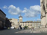 Plaza del Duomo, Orvieto, Italia