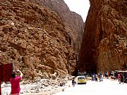 Carretera de Tinerhir a Imechil, Gargantas del Todra, Marruecos