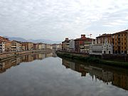 Ponte Solferino, Pisa, Italia