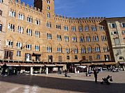 Piazza Il Campo, Siena, Italia