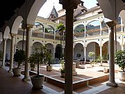 Plaza del Santuario de la Victoria, Malaga, España