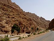 Carretera Tinerhir a Imelchil, Gargantas del Todra, Marruecos