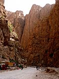 Carretera Tinerhir a Imilchil, Gargantas del Todra, Marruecos