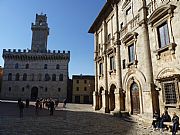 Piazza Grande, Montepulciano, Italia