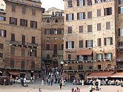 Piazza Il Campo, Siena, Italia