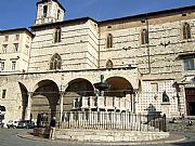 Piazza 4 Novembre, Perugia, Italia