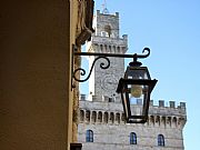 Via del Teatro, Montepulciano, Italia