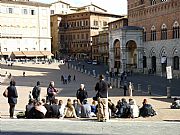 Piazza Il Campo, Siena, Italia